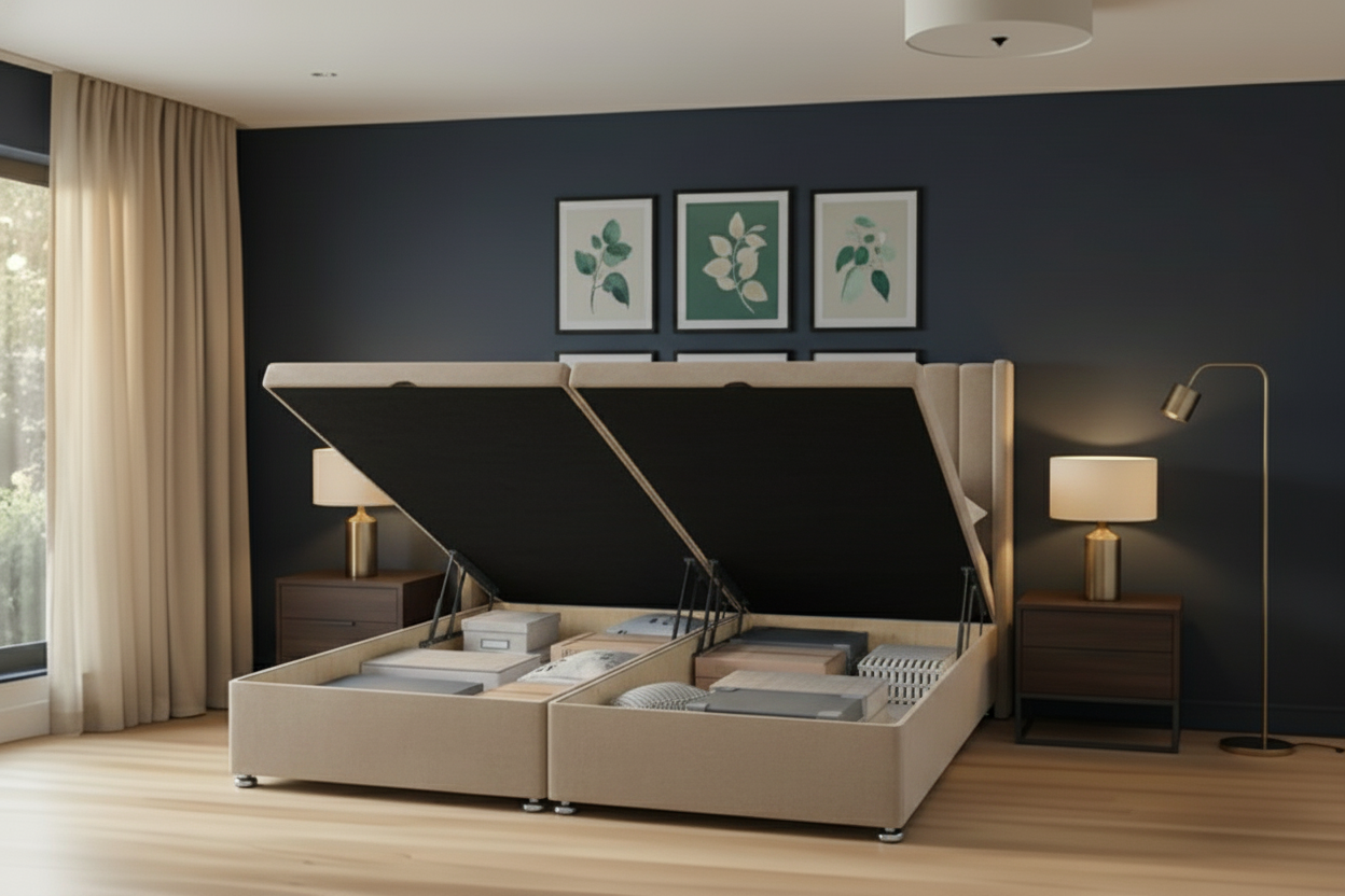 Darcey Winged Ottoman Beds